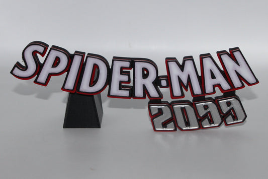 Spider-Man 2099 3D printed Logo Sign Wall Desk Shelf Art