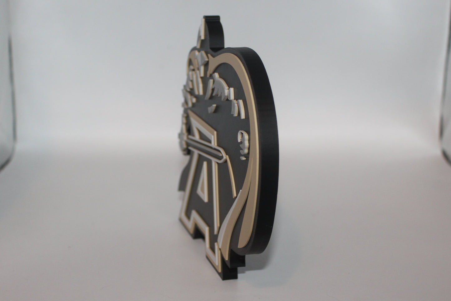 Army Black Knights 3D printed Logo Sign Wall Desk Shelf Art