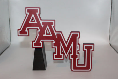 Alabama A&M Bulldogs 3D printed Logo Sign Wall Desk Shelf Art