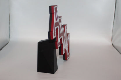 Alabama A&M Bulldogs 3D printed Logo Sign Wall Desk Shelf Art