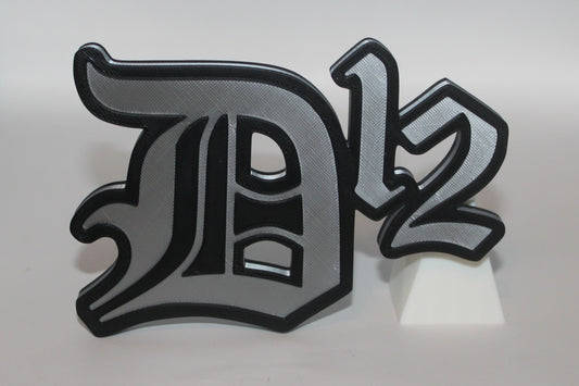 Eminem, D12 3D printed Logo Sign Wall Desk Shelf Art