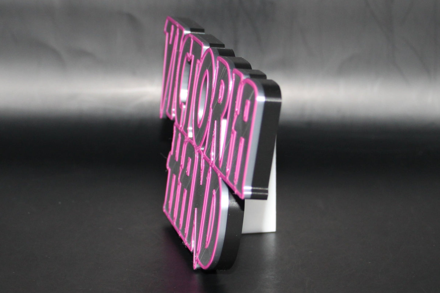 Victoria Hand 3D printed Logo Sign Wall Desk Shelf Art