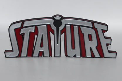 Stature 3D printed Logo Sign Wall Desk Shelf Art