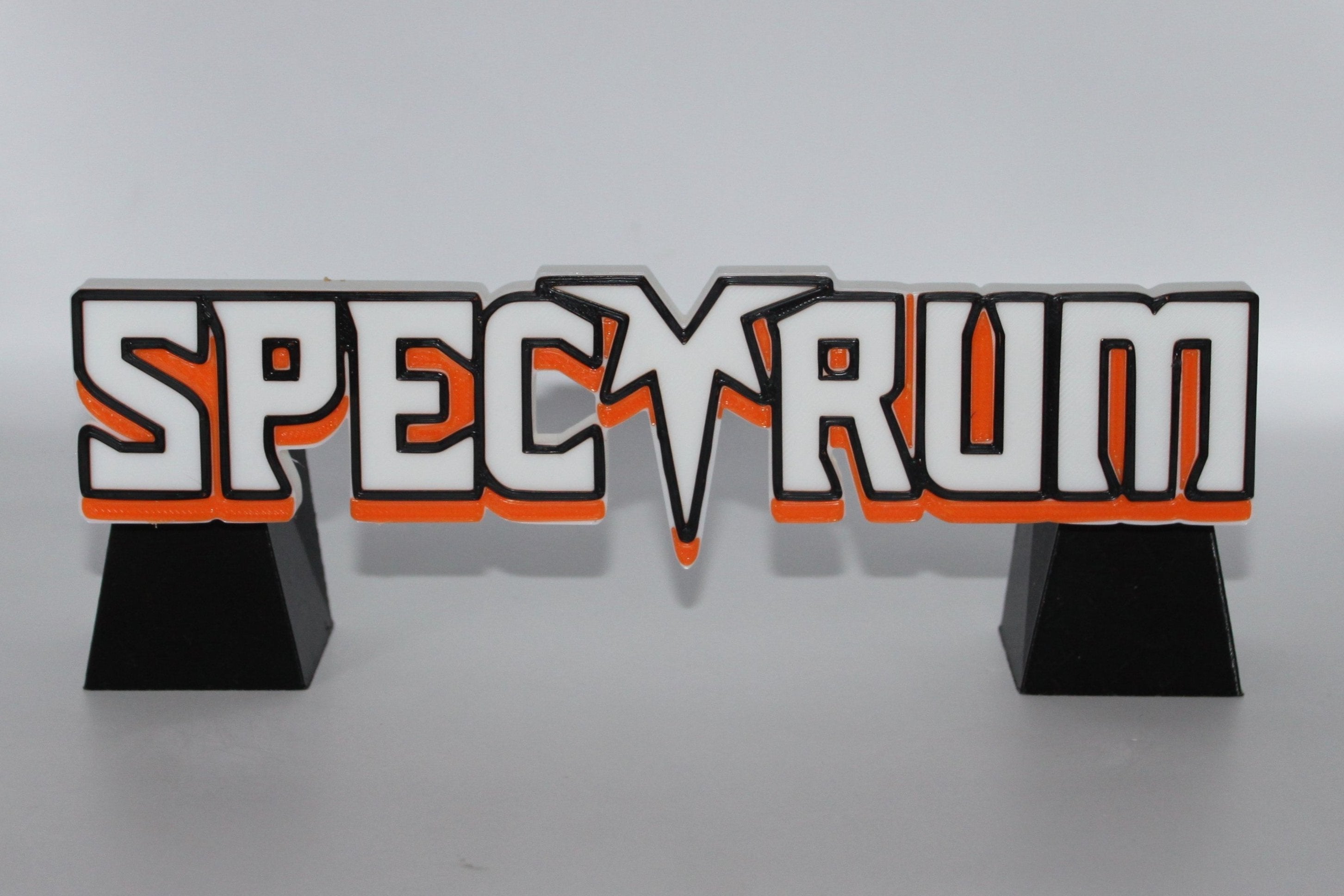 Spectrum 3D printed Logo Sign Wall Desk Shelf Art – WindyCity3D