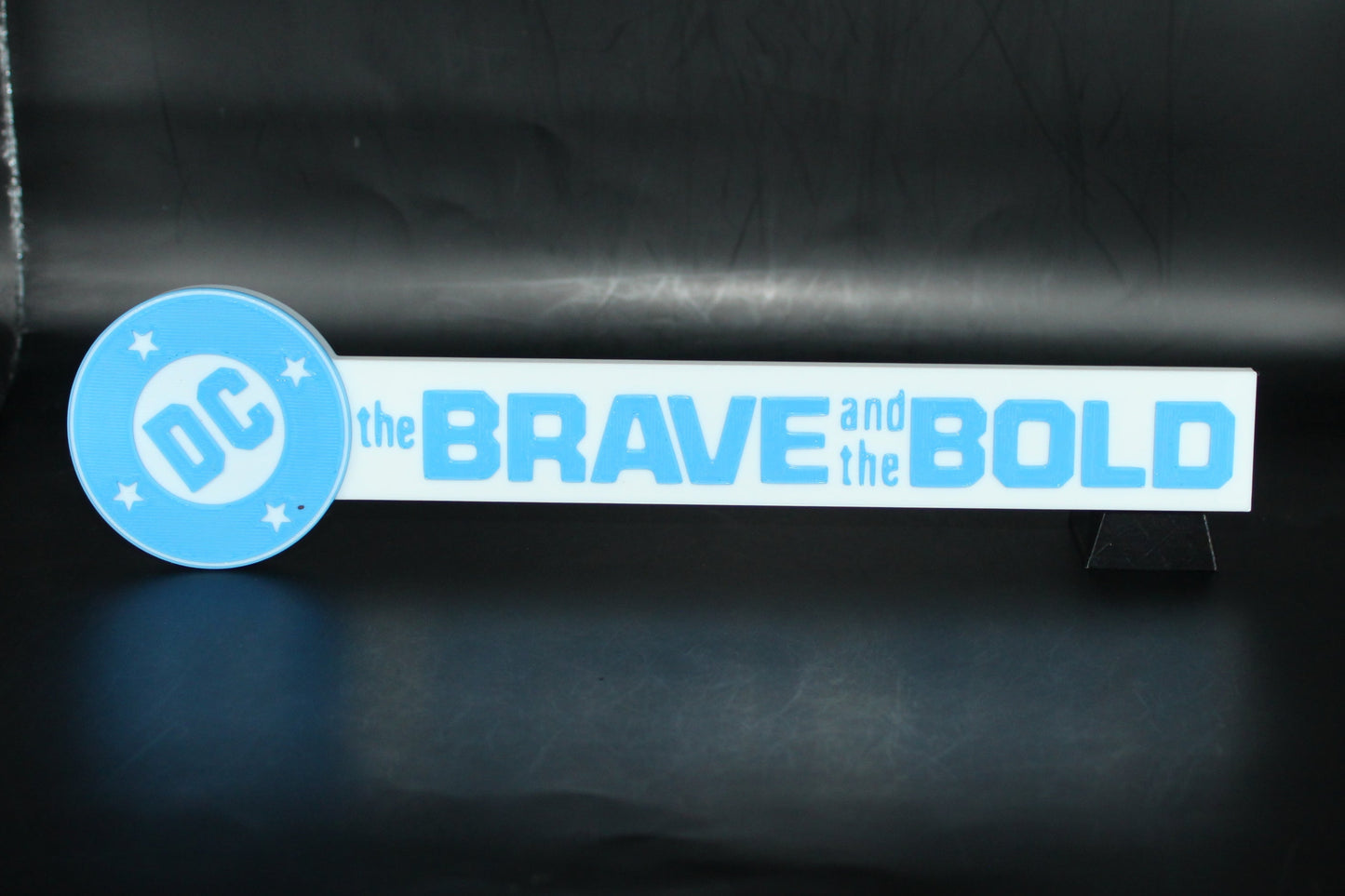 DC, The Brave and the Bold 3D printed Logo Sign Wall Desk Shelf Art