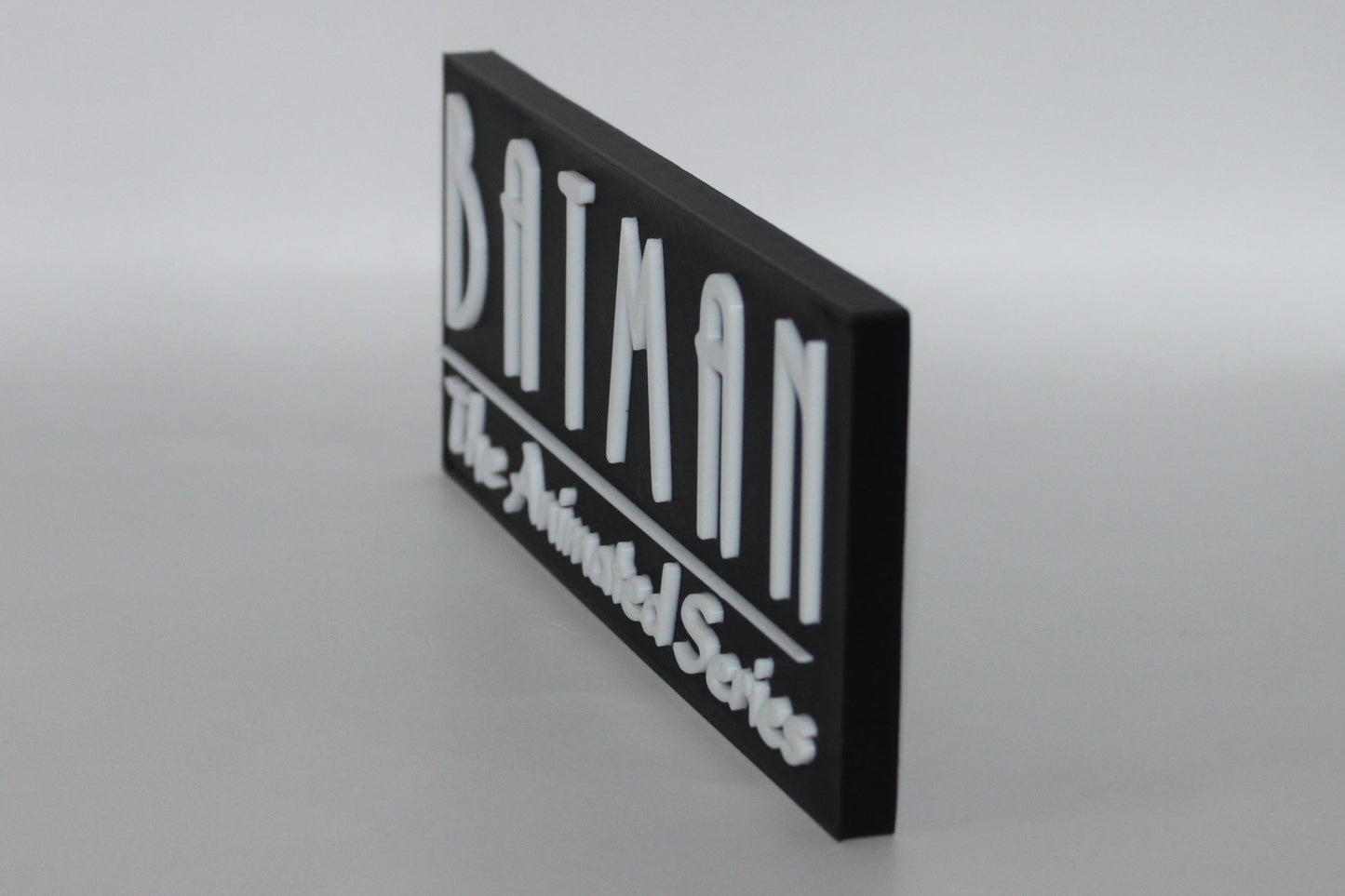 Batman, The Animated Series 3D printed Logo Sign Wall Desk Shelf Art