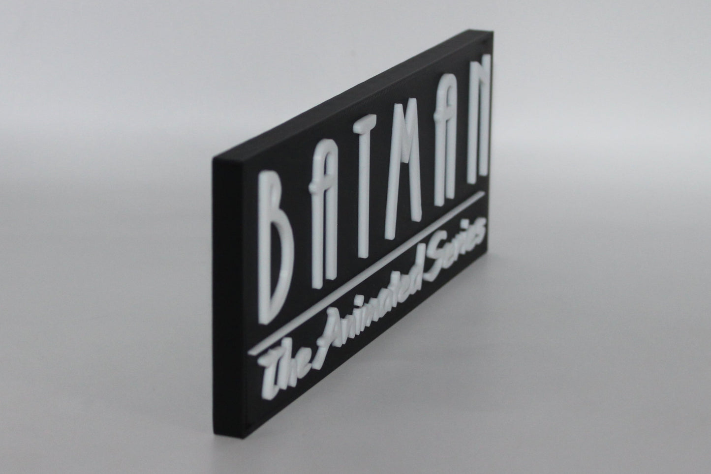 Batman, The Animated Series 3D printed Logo Sign Wall Desk Shelf Art