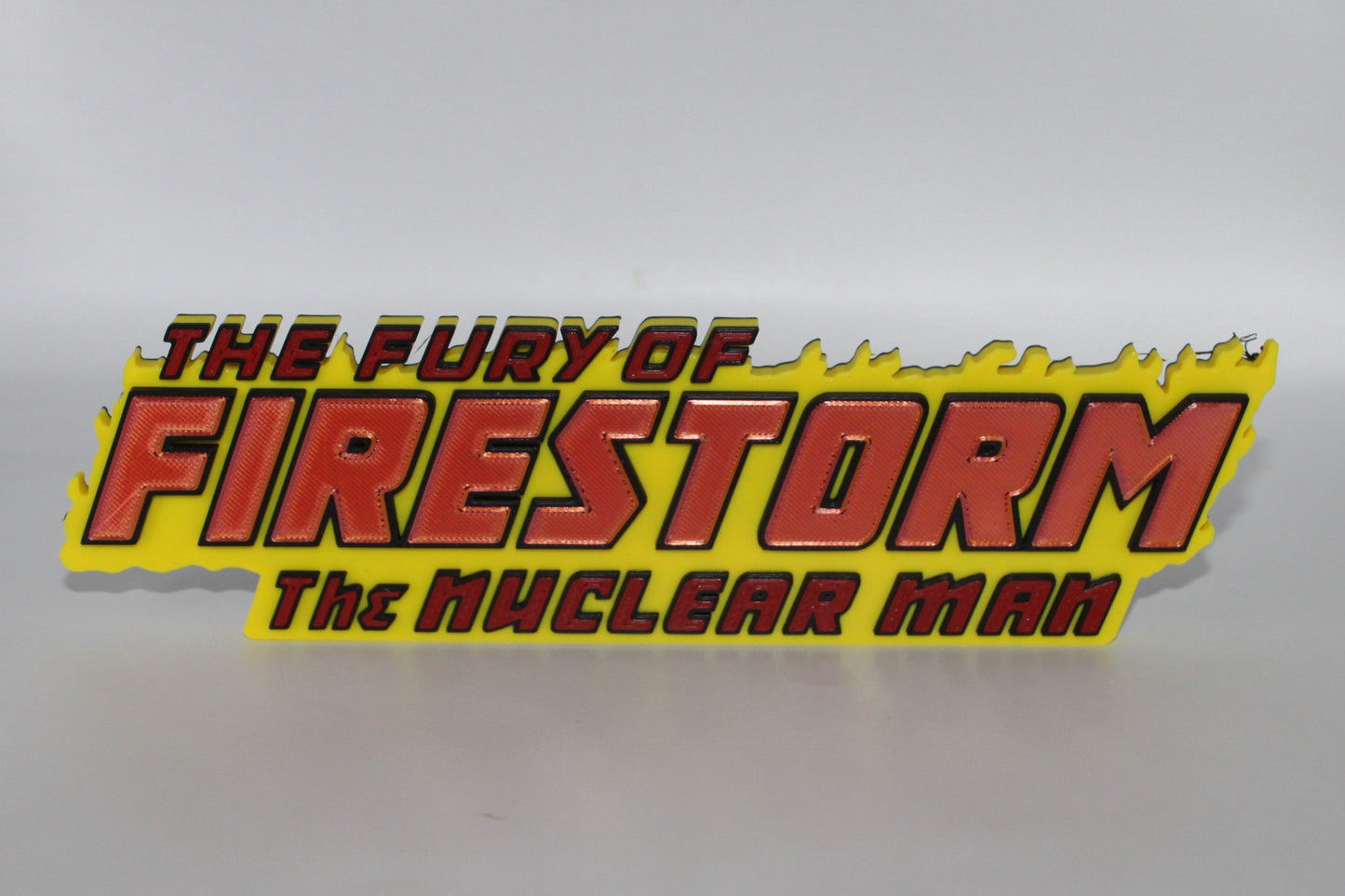 Firestorm 3D printed Logo Sign Wall Desk Shelf Art