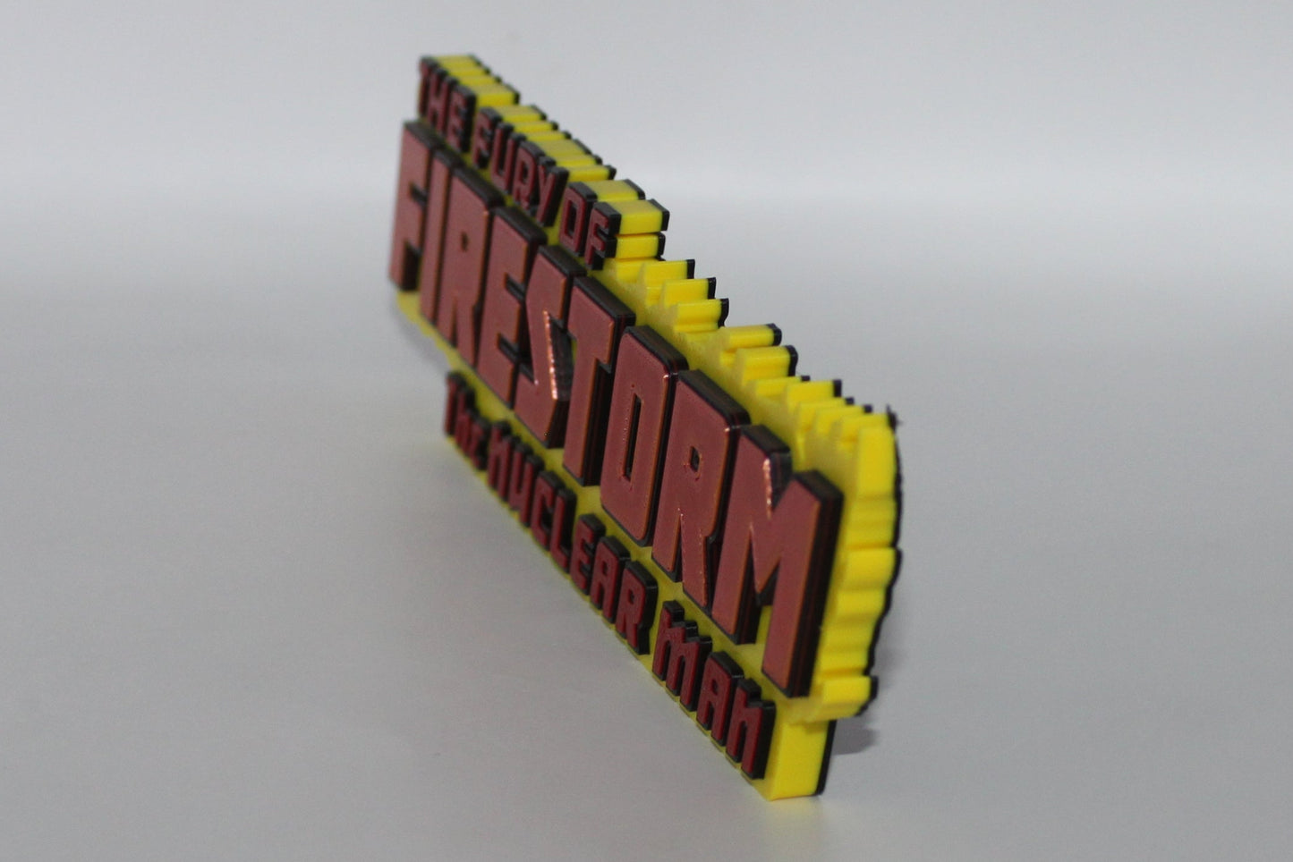 Firestorm 3D printed Logo Sign Wall Desk Shelf Art