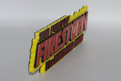 Firestorm 3D printed Logo Sign Wall Desk Shelf Art