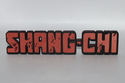 Shang-Chi 3D printed Logo Sign Wall Desk Shelf Art