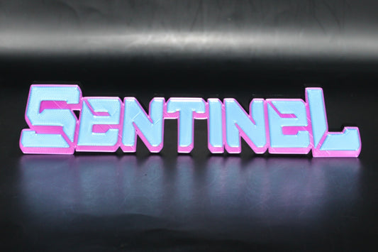 Sentinel 3D printed Stand Desk Shelf Art