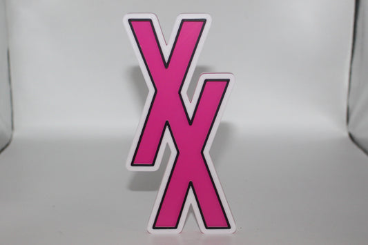Lost XX MGK 3D printed Logo Sign Wall Desk Shelf Art