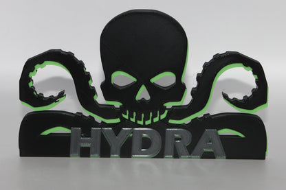 Hydra 3D printed Logo Sign Wall Desk Shelf Art