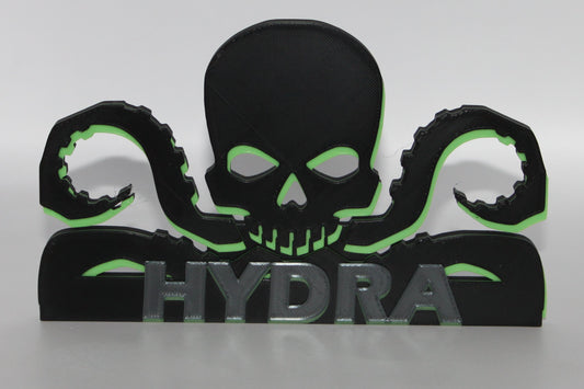Hydra 3D printed Logo Sign Wall Desk Shelf Art