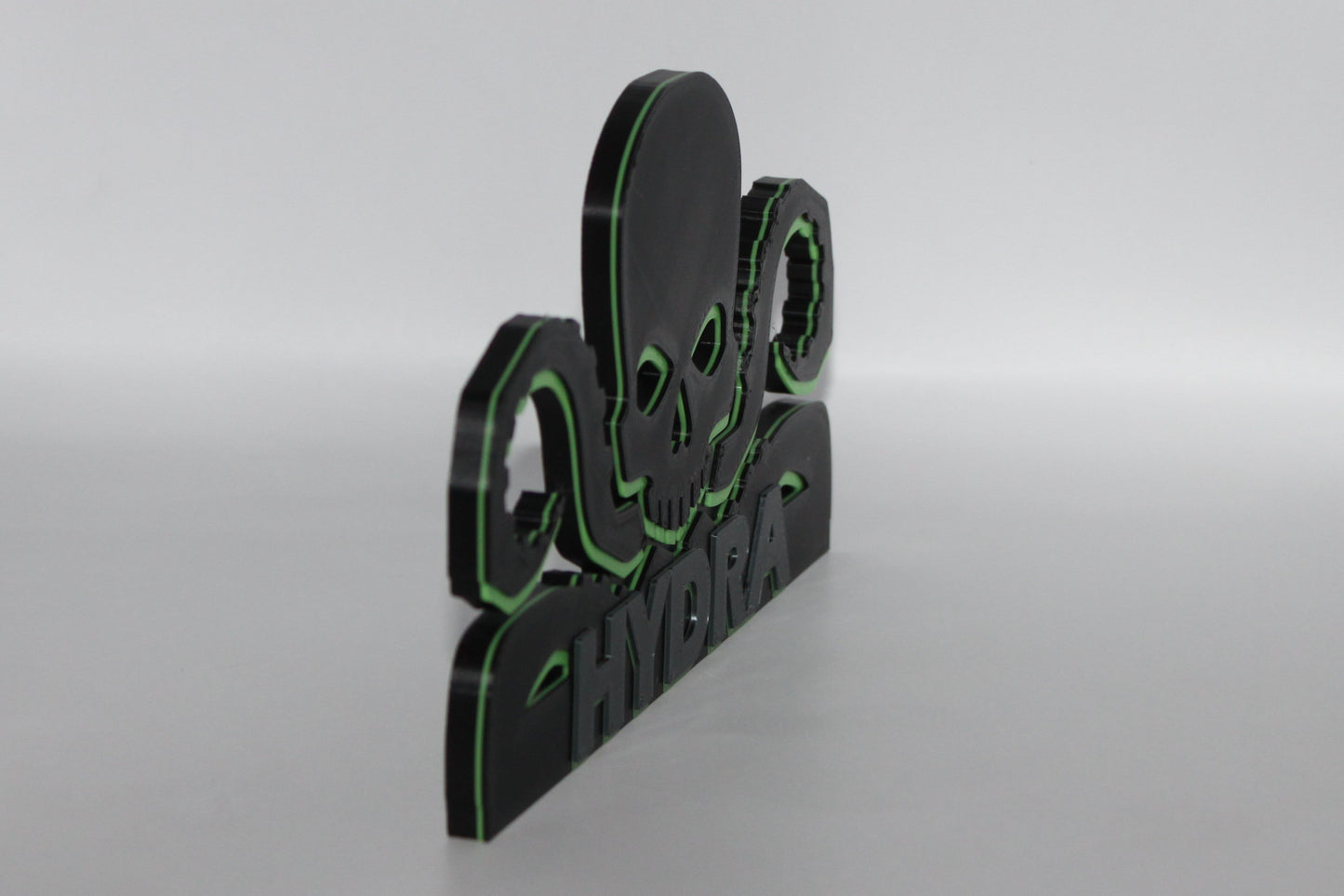 Hydra 3D printed Logo Sign Wall Desk Shelf Art