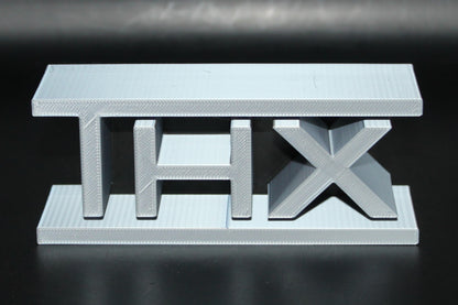 THX 3D printed Logo Sign Wall Desk Shelf Art