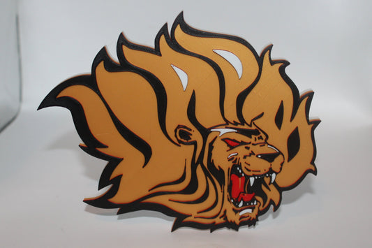 Arkansas PB Golden Lions 3D printed Logo Sign Wall Desk Shelf Art