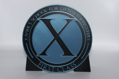 Xavier's School For Gifted Youngsters, FIRST CLASS 3D printed Logo Sign Wall Desk Shelf Art