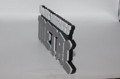 Dark Nights Metal 3D printed Logo Sign Wall Desk Shelf Art