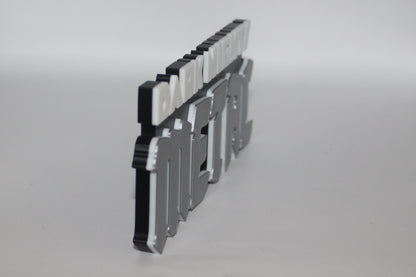 Dark Nights Metal 3D printed Logo Sign Wall Desk Shelf Art