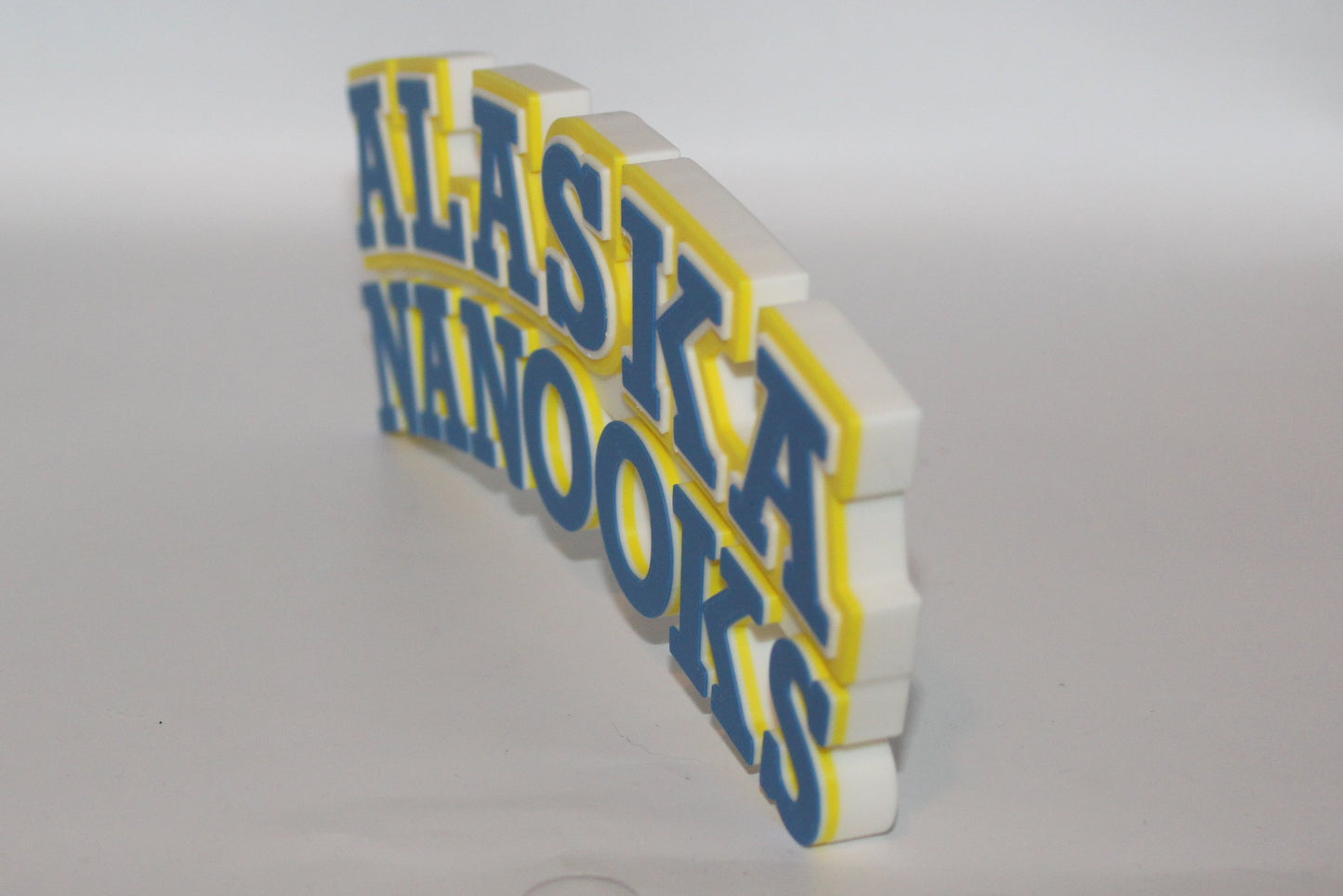 Alaska Nanooks 3D printed Logo Sign Wall Desk Shelf Art