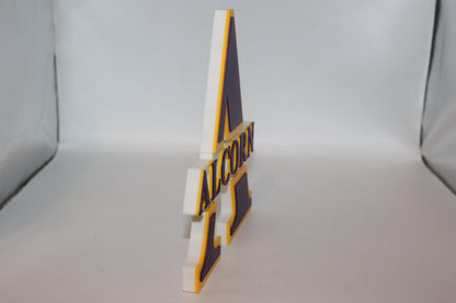 Alcorn State Braves 3D printed Logo Sign Wall Desk Shelf Art