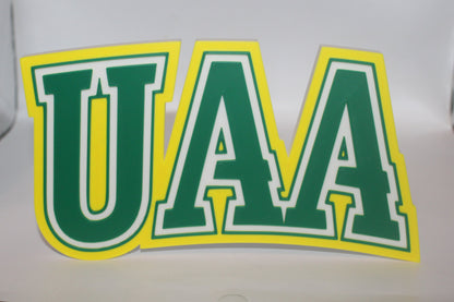 Alaska Anchorage Seawolves 3D printed Logo Sign Wall Desk Shelf Art
