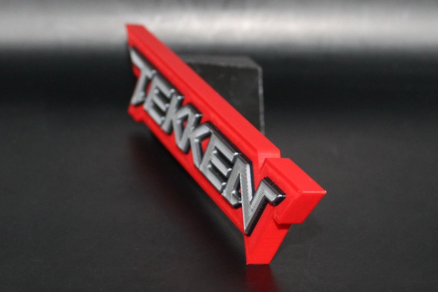 Tekken 3D printed Logo Sign Wall Desk Shelf Art