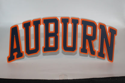Auburn Tigers 3D printed Logo Sign Wall Desk Shelf Art