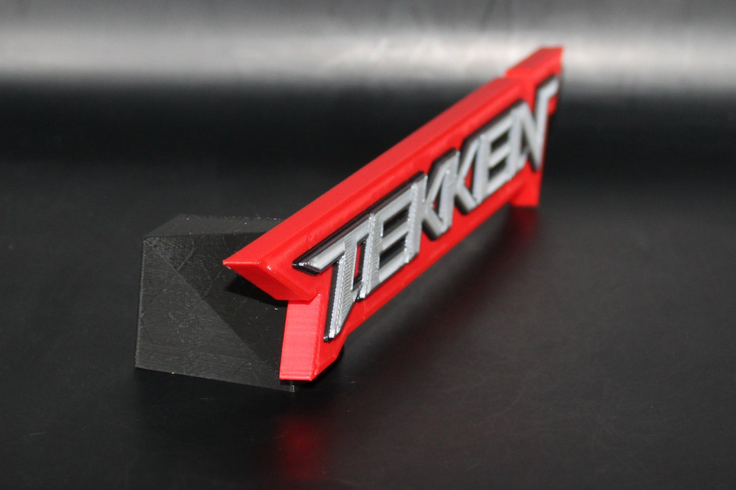 Tekken 3D printed Logo Sign Wall Desk Shelf Art