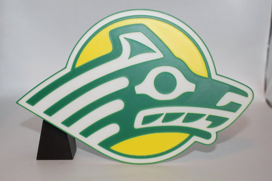Alaska Anchorage Seawolves 3D printed Logo Sign Wall Desk Shelf Art