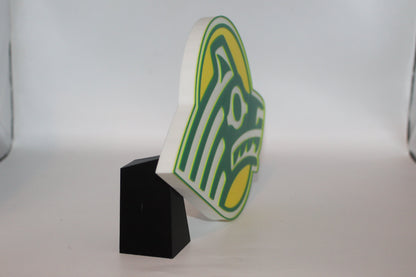 Alaska Anchorage Seawolves 3D printed Logo Sign Wall Desk Shelf Art