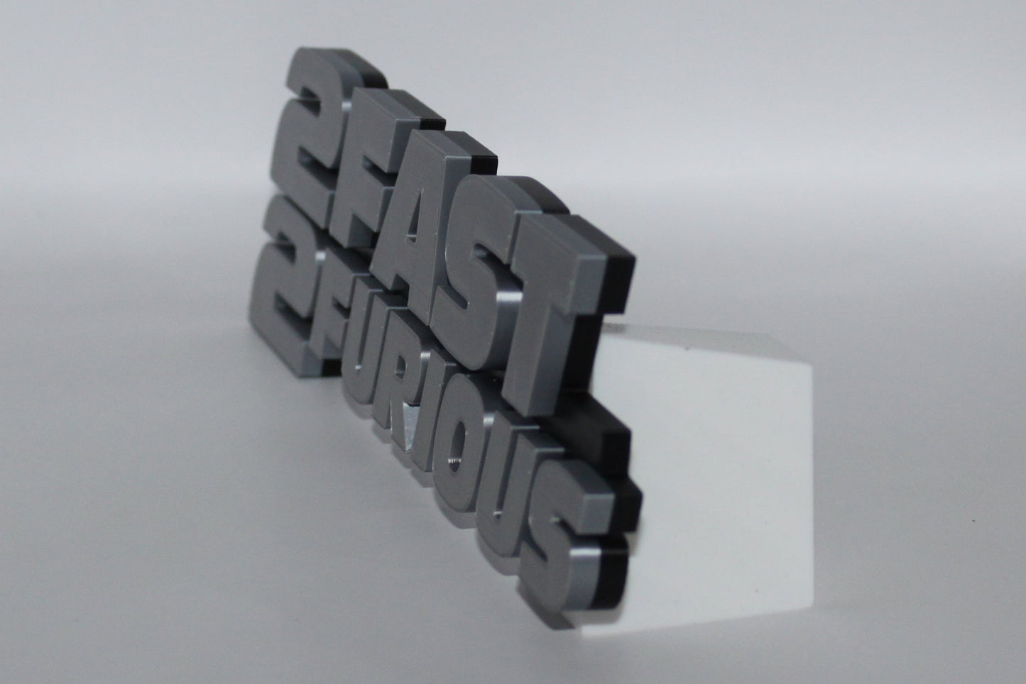 2 Fast 2 Furious 3D printed Logo Sign Wall Desk Shelf Art