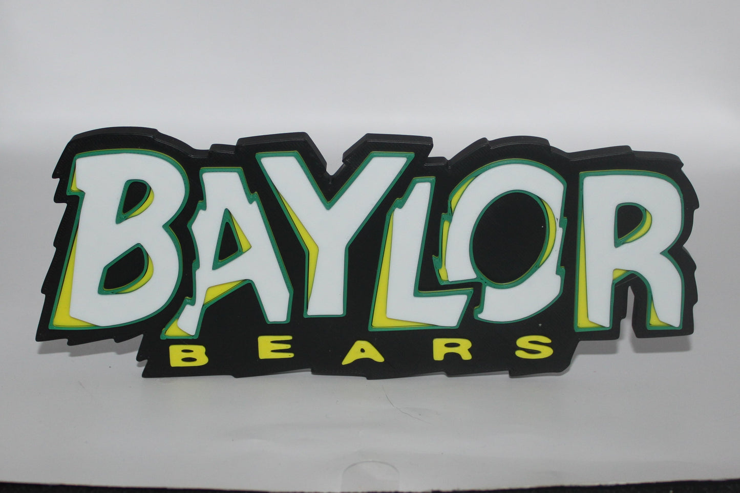 Baylor Bears 3D printed Logo Sign Wall Desk Shelf Art