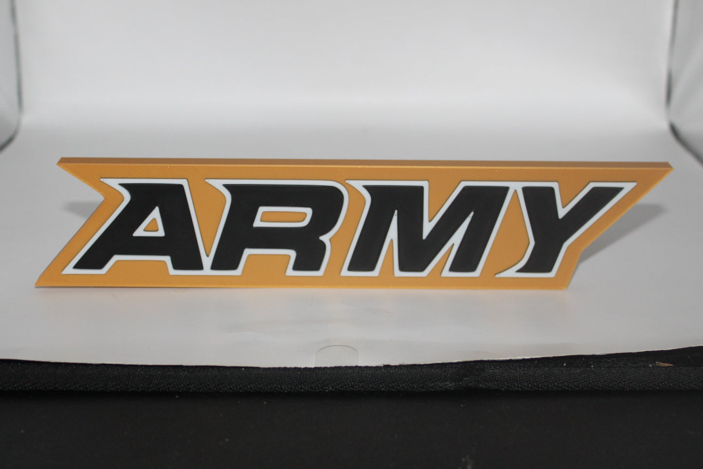 Army Black Knights 3D printed Logo Sign Wall Desk Shelf Art