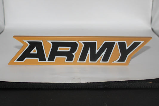 Army Black Knights 3D printed Logo Sign Wall Desk Shelf Art