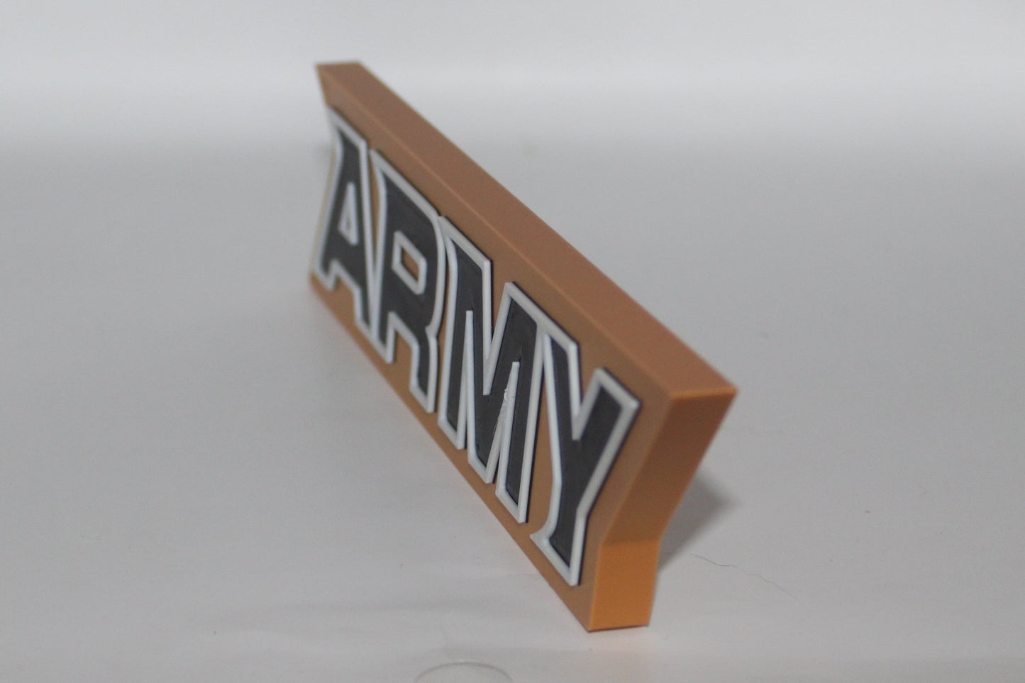 Army Black Knights 3D printed Logo Sign Wall Desk Shelf Art