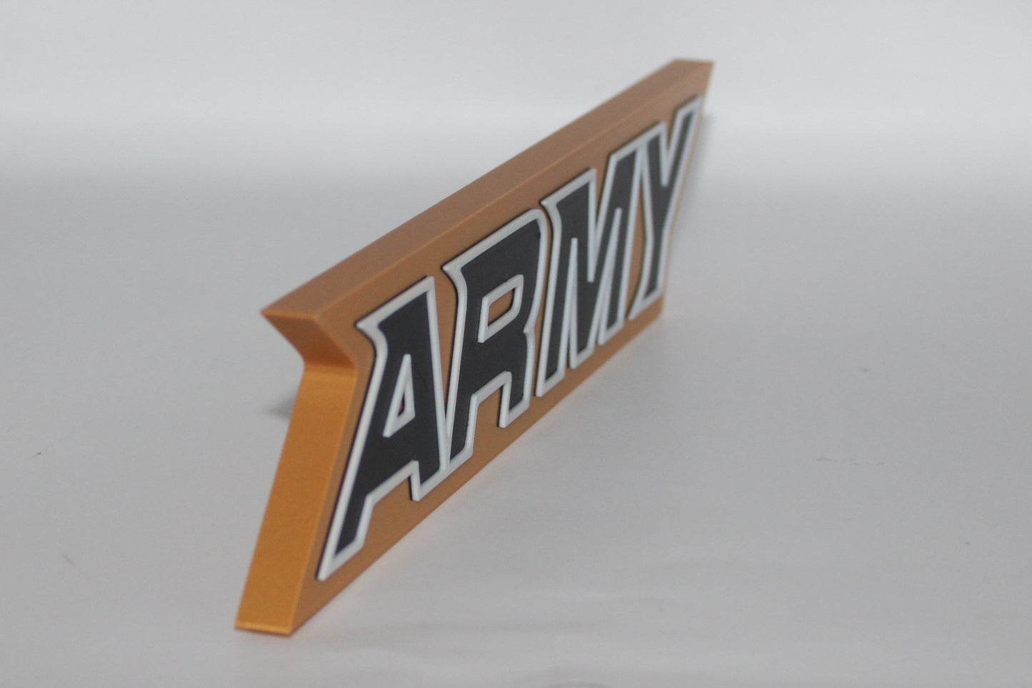 Army Black Knights 3D printed Logo Sign Wall Desk Shelf Art