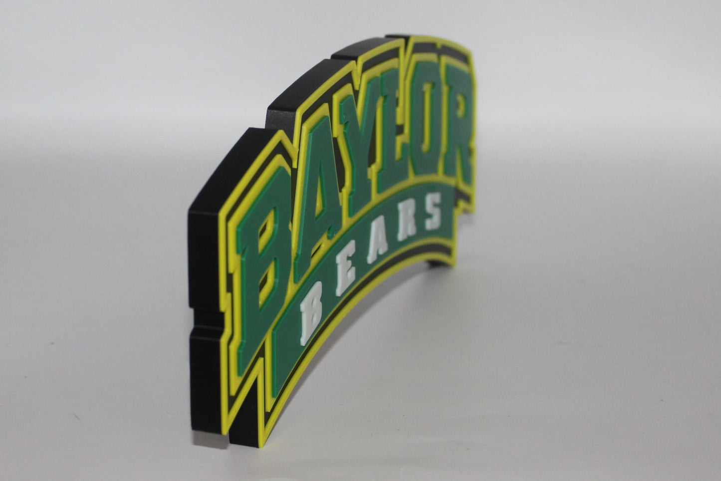 Baylor Bears 3D printed Logo Sign Wall Desk Shelf Art