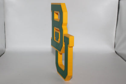 Baylor Bears 3D printed Logo Sign Wall Desk Shelf Art
