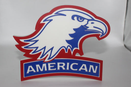 American Eagles 3D printed Logo Sign Wall Desk Shelf Art