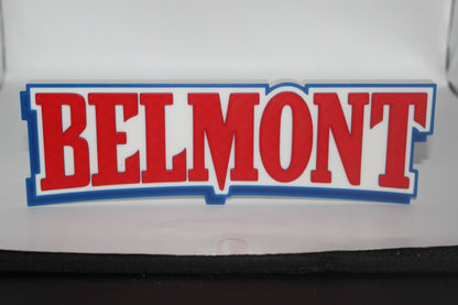 Belmont Bruins 3D printed Logo Sign Wall Desk Shelf Art