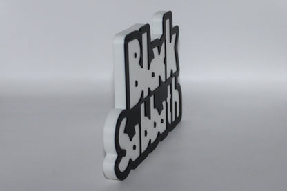 Black Sabbath 3D printed Logo Sign Wall Desk Shelf Art