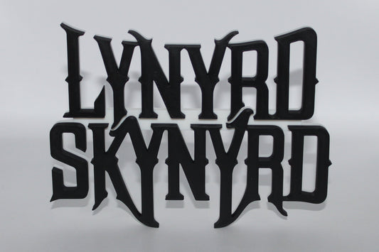 Lynyrd Skynyrd 3D printed Logo Sign Wall Desk Shelf Art