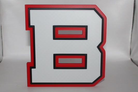 Ball State Cardinals 3D printed Logo Sign Wall Desk Shelf Art