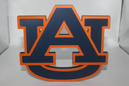 Auburn Tigers 3D printed Logo Sign Wall Desk Shelf Art
