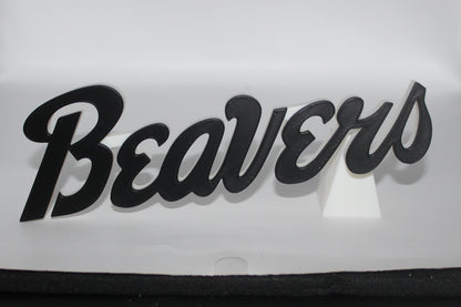 Bemidji State Beavers 3D printed Logo Sign Wall Desk Shelf Art