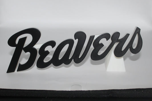 Bemidji State Beavers 3D printed Logo Sign Wall Desk Shelf Art