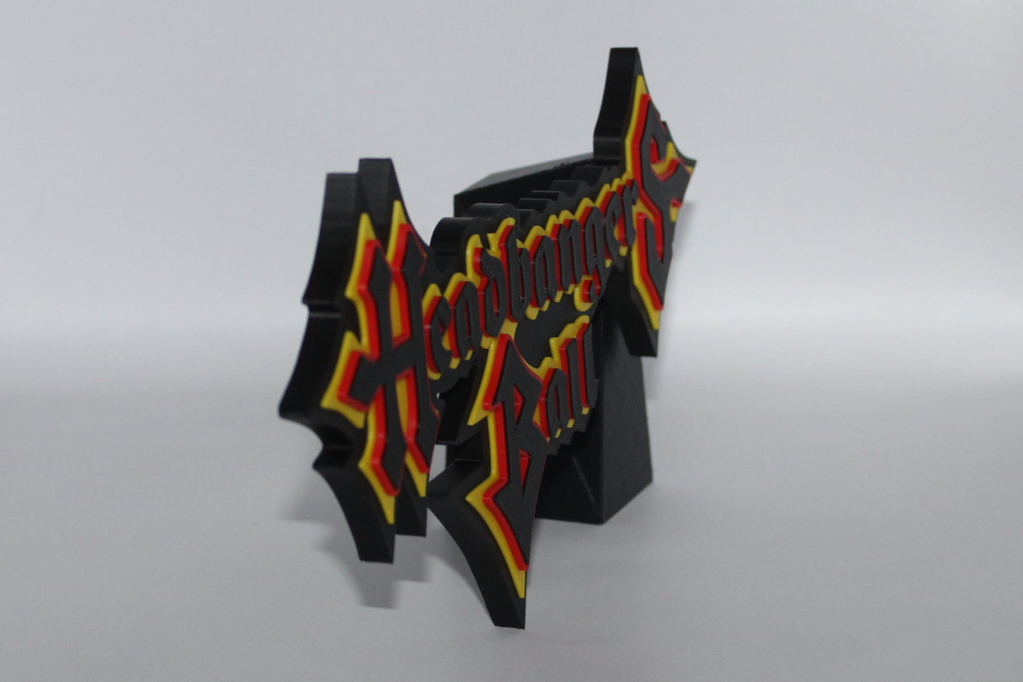 Headbangers Ball 3D printed Logo Sign Wall Desk Shelf Art